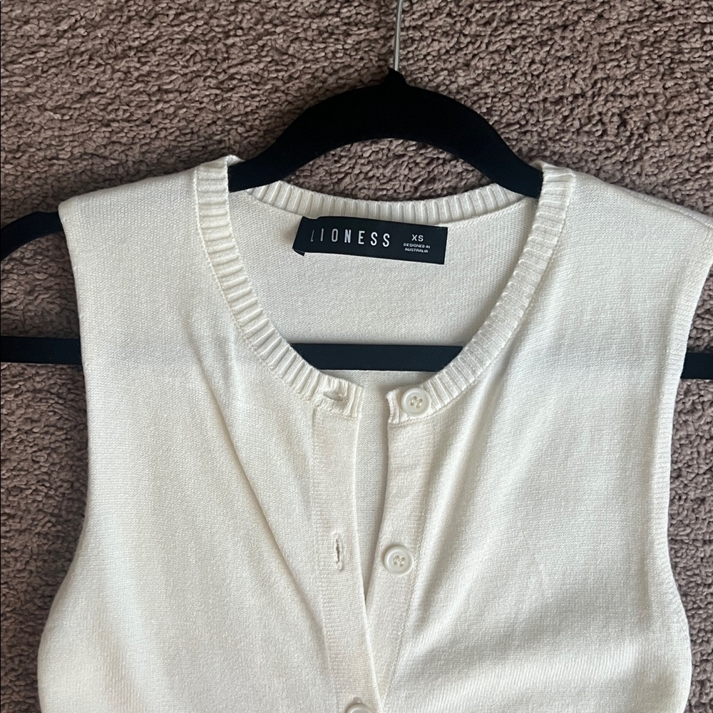 LIONESS KOURT MINI DRESS - IVORY - Picture 4 of 4
